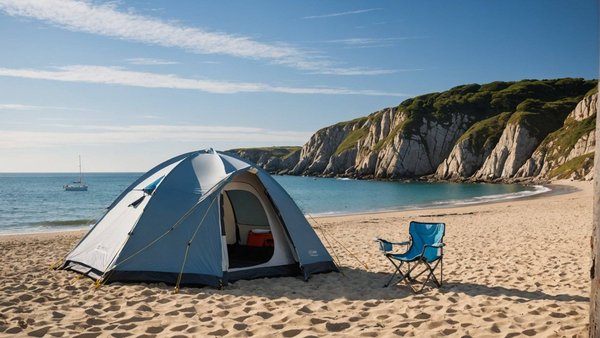 Camping bord de mer bretagne : le luxe de le cabellou plage
