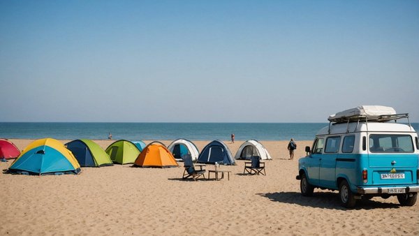 Échappez-vous au bord de mer : camping dans la manche